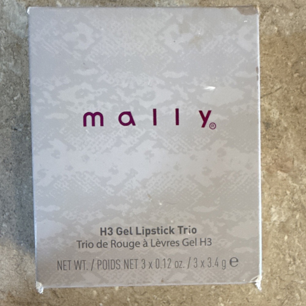 Mally H3 Gel Lipstick Trio Buff Coraline Sheerly Hydrating Gel 3 x 0.12 oz